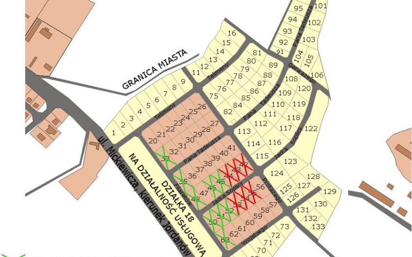 Urokliwe działki budowlane z widokiem na masyw Ślęży – osiedle Pana Tadusza.